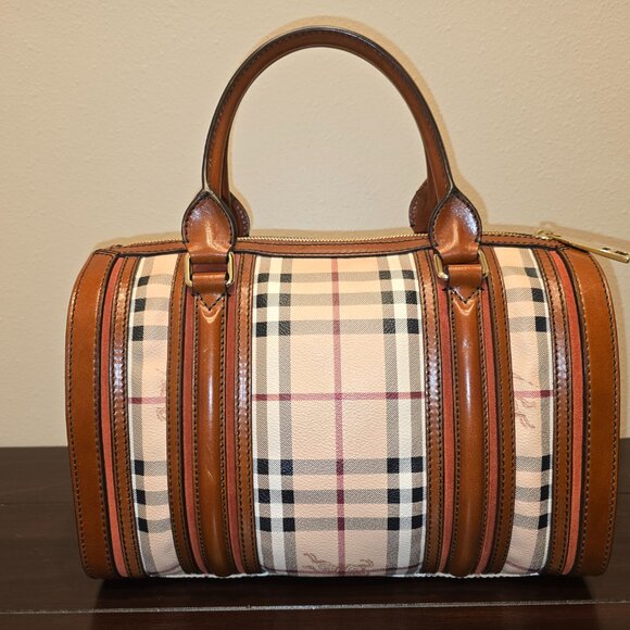 Burberry - Alchester Haymarket Check Bowling Bag - Picture 4 of 7